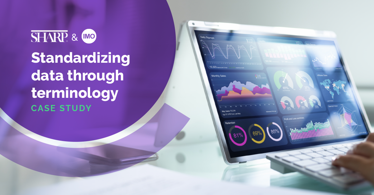 Case study Standardizing healthcare data through terminology IMO Health